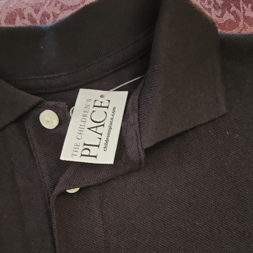 Kids Black Polo Shirt – Classic School Uniform Style - Picture 2 of 3